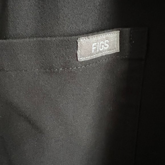 Figs Scrub Pants Black Size Large - Picture 8 of 9